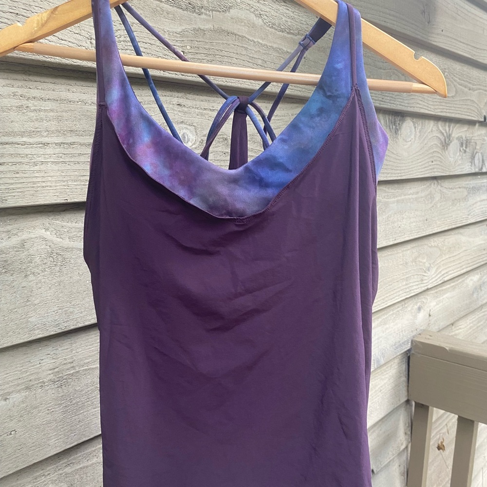 Athleta Sport bra with attached tank — size medium